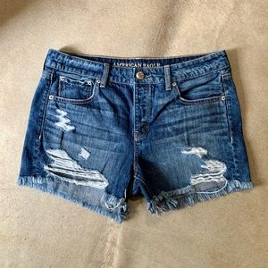 American Eagle Tom Girl Midi Shorts